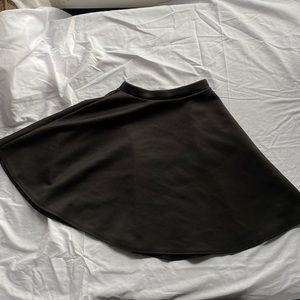 Plain Black Skater Skirt